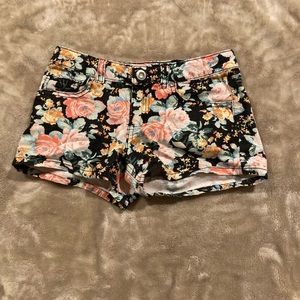 Karma Blue girls flowered shorts